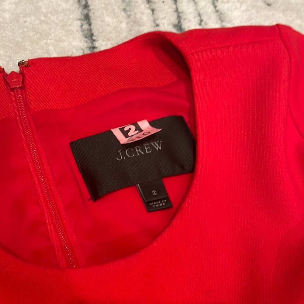 JCrew Red dress size 2 - Picture 2 of 4